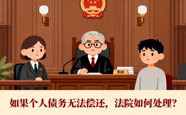 深圳債務(wù)公司:如果個人債務(wù)無法償還,法院如何處理